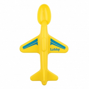 Ложка - Самолетик, полипропилен (Lubby, 16587 /144/12)